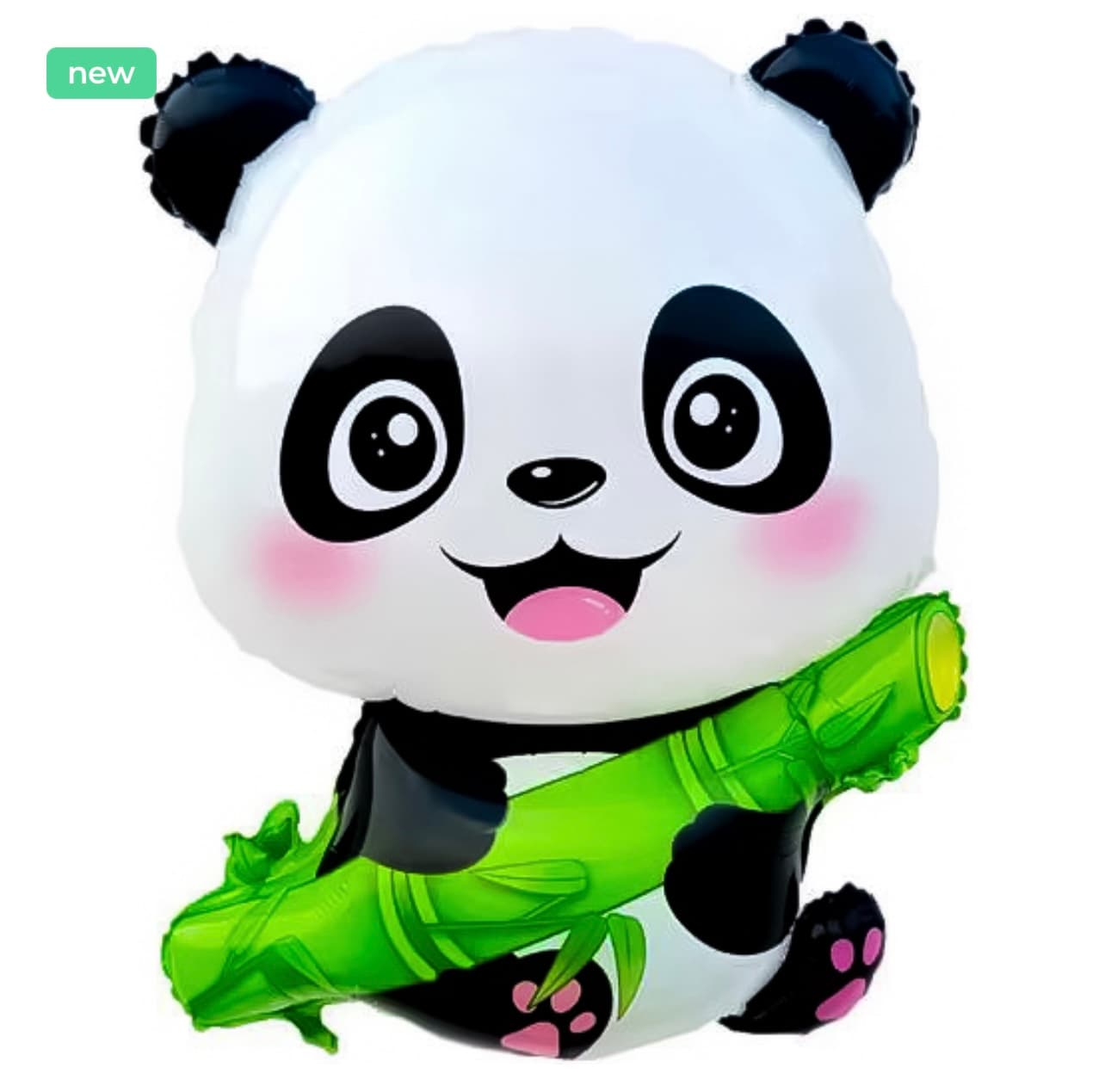 Панда с веточкой