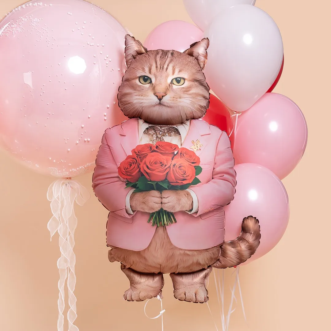 Кот-романтик с баблс