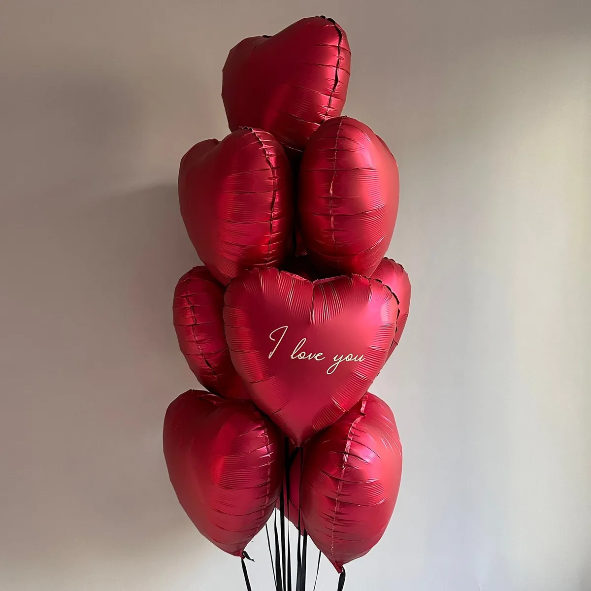 Красные сердца I Love You